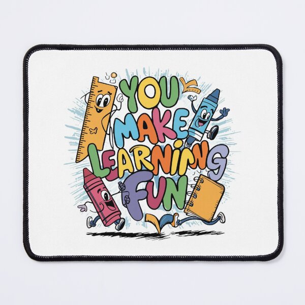 Item preview, You Make Learning Fun - Cartoon Style School Supplies designed and sold by deluxedigital1.