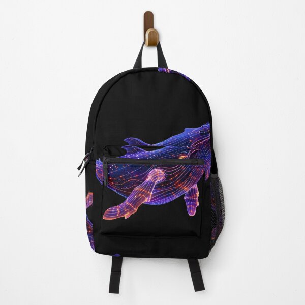 Item preview, Neon Spirograph Space Whale designed and sold by AI-Only Creations.