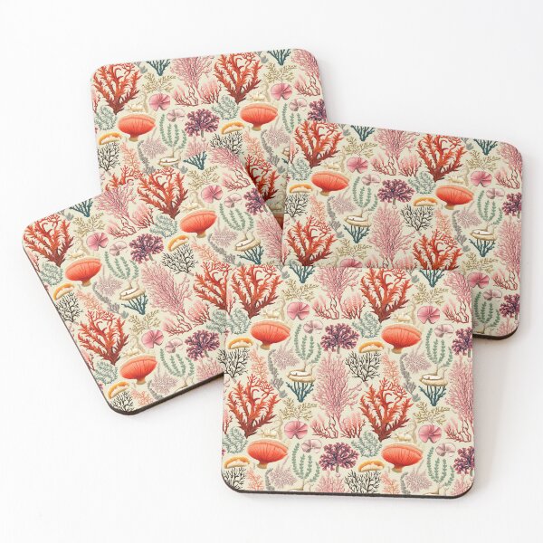 Item preview, Wonder Coral Reef Detailed Patterns designed and sold by Mandie Kuo.