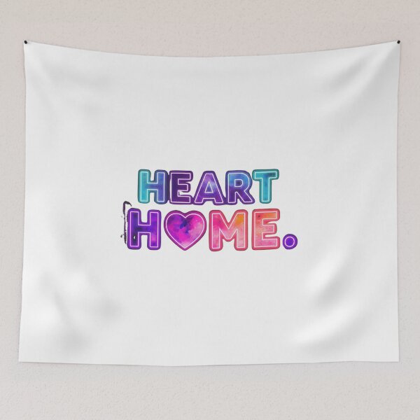 Item preview, Multicolored Heart Home designed and sold by deluxedigital1.