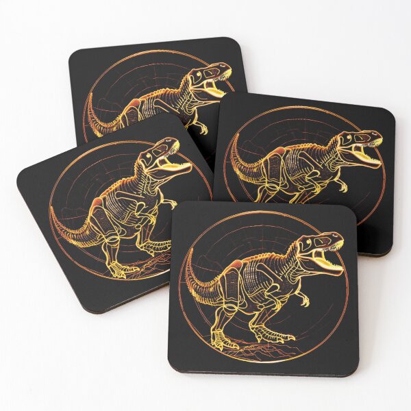 Item preview, Neon Spirograph T-Rex Roar designed and sold by AI-Only Creations.