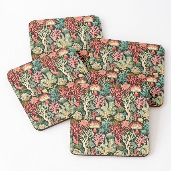 Item preview, Wonder Coral Reef Detailed Patterns designed and sold by Mandie Kuo.