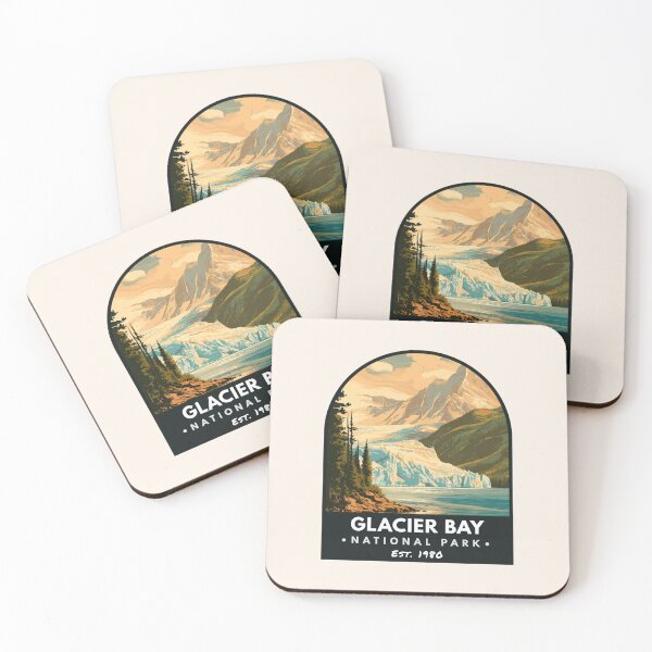 Item preview, Glacier Bay National Park, Vintage travel designed and sold by PinkandP.