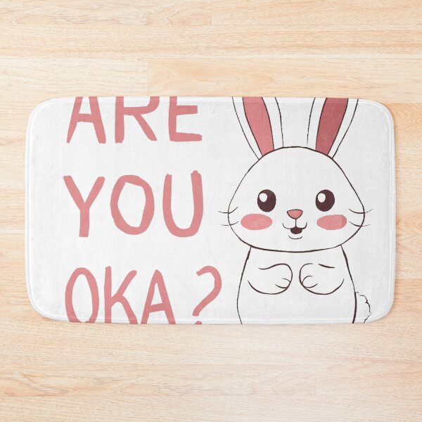 Item preview, Are you okay rabbit design  designed and sold by RAZ1995.