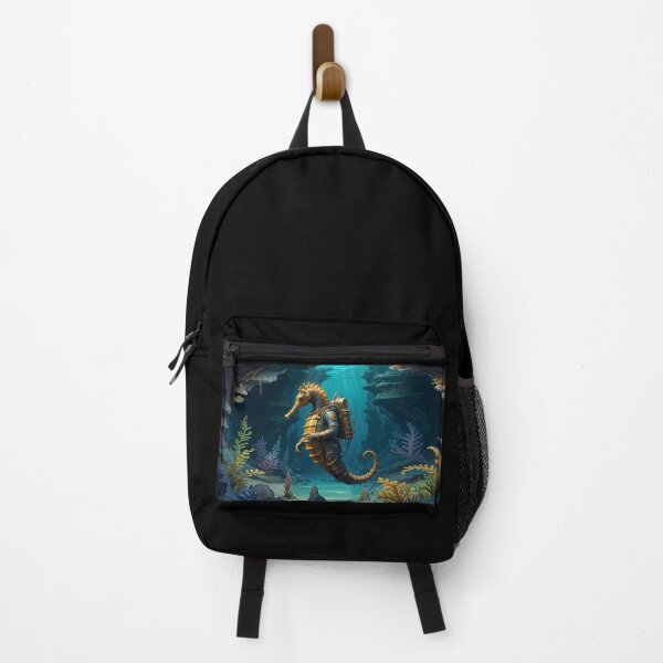 Item preview, Cyberpunk Seahorse in Diving Suit designed and sold by quasartphil.