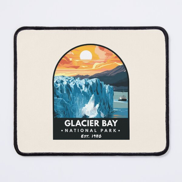 Item preview, Glacier Bay National Park, Vintage travel designed and sold by PinkandP.