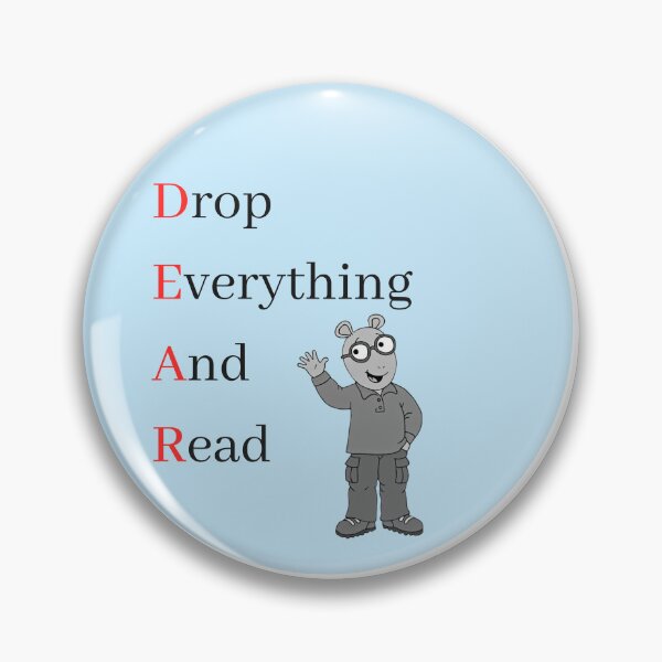 Item preview, Reading is cool Arthur Reed back to school sticker teacher librarian reward sticker CBCA Book week 2024  sticker book week reading is magic Eric carle kids book drop everything and read  designed and sold by LaundrySalt.