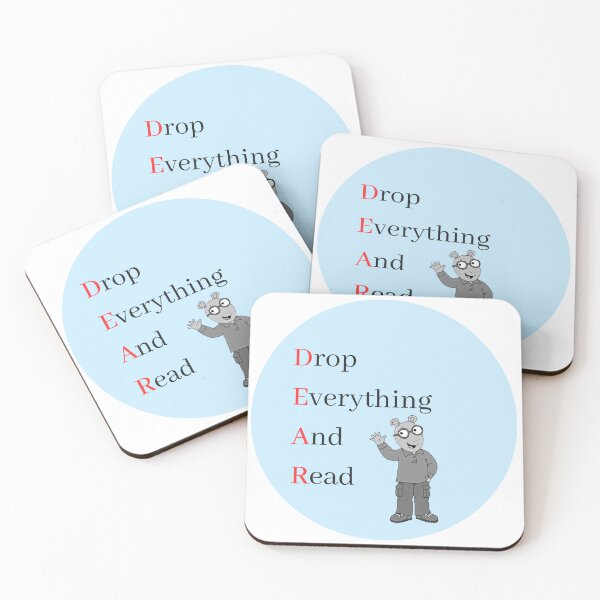 Item preview, Reading is cool Arthur Reed back to school sticker teacher librarian reward sticker CBCA Book week 2024 sticker book week reading is magic Eric carle kids book drop everything and read designed and sold by LaundrySalt.