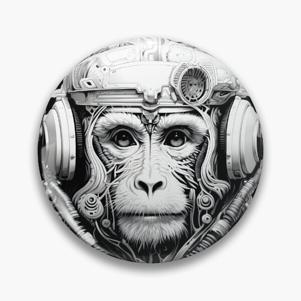 Item preview, Retro Robot Ape designed and sold by InspiredYou.