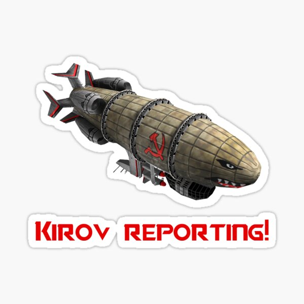 Item preview, Command and Conquer Red Alert Kirov Reporting designed and sold by ShogunOfArts.