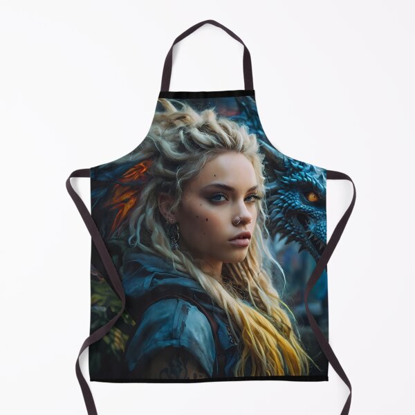Item preview, Blonde Girl with her Blue Dragon v4 designed and sold by Marcicev-Bojan.