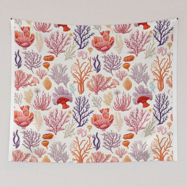 Item preview, Wonder Coral Reef Detailed Patterns designed and sold by Mandie Kuo.