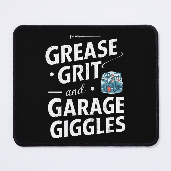 Item preview, Mechanic - Grease Grit and Garage Giggles designed and sold by ThreeftlyPicks.