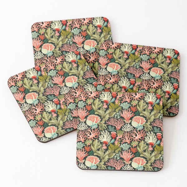 Item preview, Wonder Coral Reef Detailed Patterns designed and sold by Mandie Kuo.