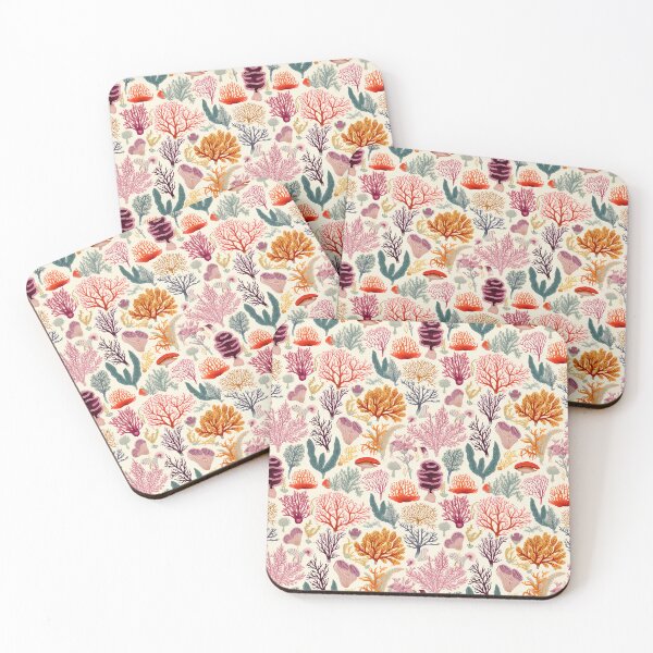 Item preview, Wonder Coral Reef Detailed Patterns designed and sold by Mandie Kuo.