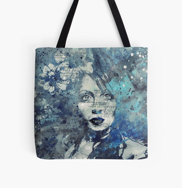 Monalisa Blue Ladies Hand Bags