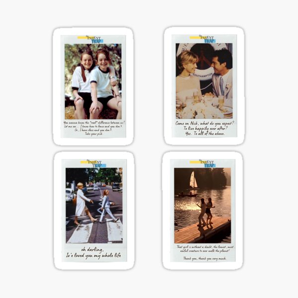 Item preview, The Parent Trap HD Sticker Set / T Shirt designed and sold by Designsleashed.