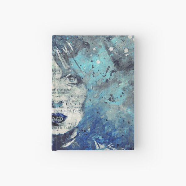 Farewell, Mona Lisa: Winter (flower girl graffiti painting) Hardcover Journal
