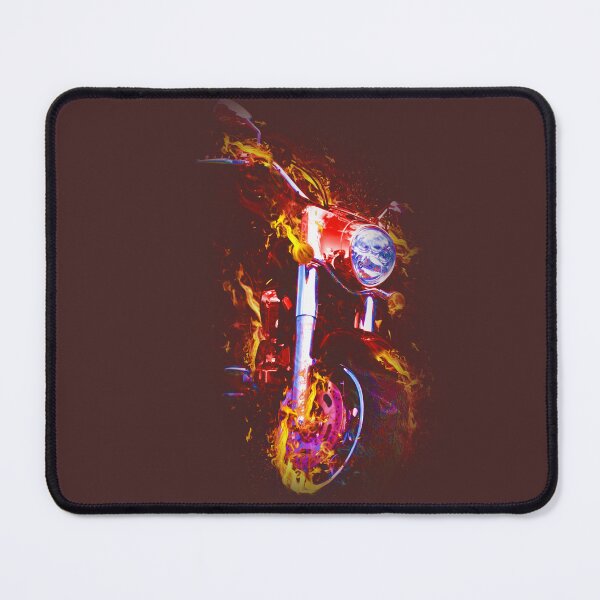 Item preview, Motorcycle in flames designed and sold by AstorAurora.