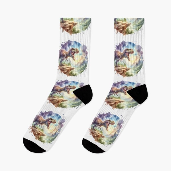 Item preview, T-Rex Roaring On A Rocky Cliff designed and sold by RubisLeaf.