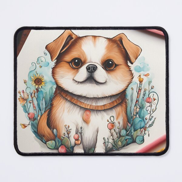 Item preview, Pintura de crayones de cachorro designed and sold by Flakes14.