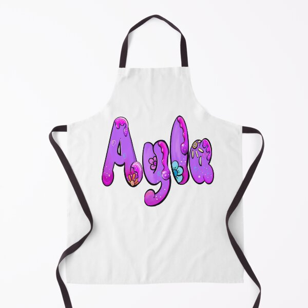 Item preview, Ayla popular girls name woman women’s first name in purple drip calligraphy Ayla designed and sold by Artonmytee.
