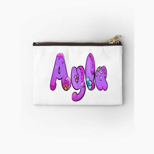 Item preview, Ayla popular girls name woman women’s first name in purple drip calligraphy Ayla designed and sold by Artonmytee.