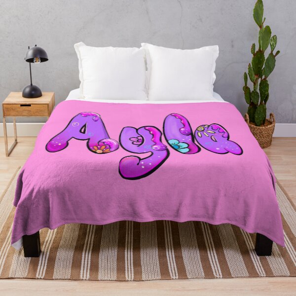 Item preview, Ayla popular girls name woman women’s first name in purple drip calligraphy Ayla designed and sold by Artonmytee.