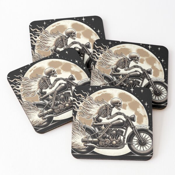 Item preview, biker skeleton designed and sold by Liferbys.