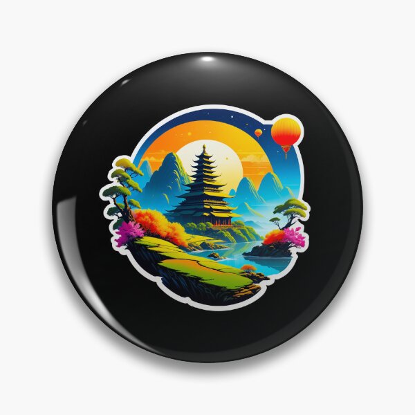 Item preview, Scenic Vesak Celebration Landscape designed and sold by artwaves.