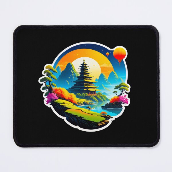 Item preview, Scenic Vesak Celebration Landscape designed and sold by artwaves.