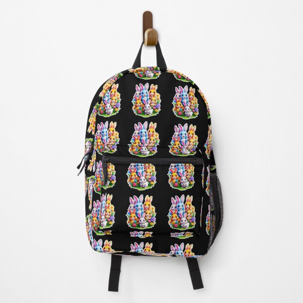 Item preview, Colorful Spring Celebration with Cute Bunnies designed and sold by artwaves.