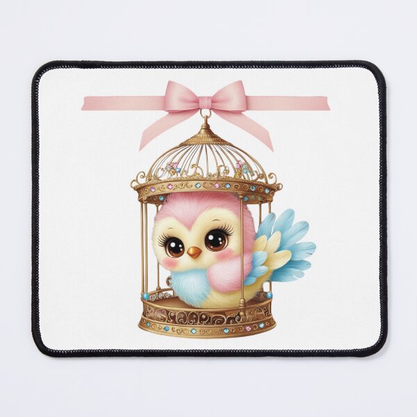 Item preview, Cute bird in a cage. designed and sold by Vegasstickers.