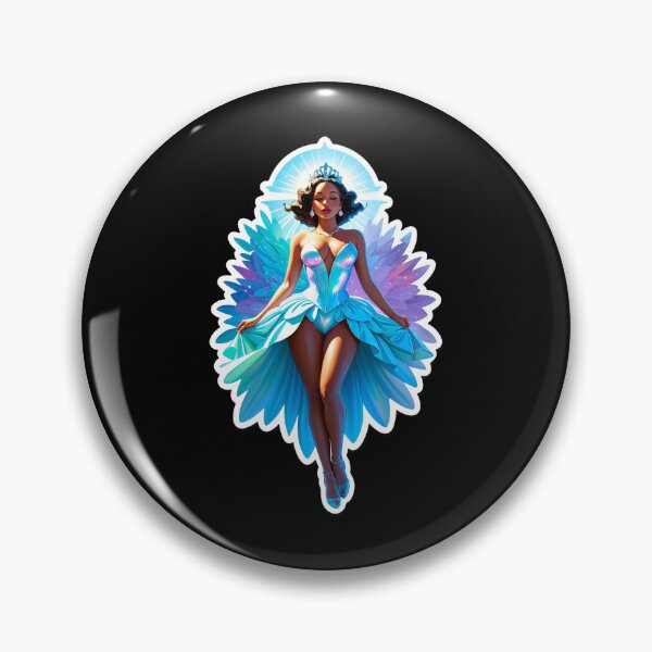 Item preview, Elegant Performer with Winged Costume designed and sold by artwaves.
