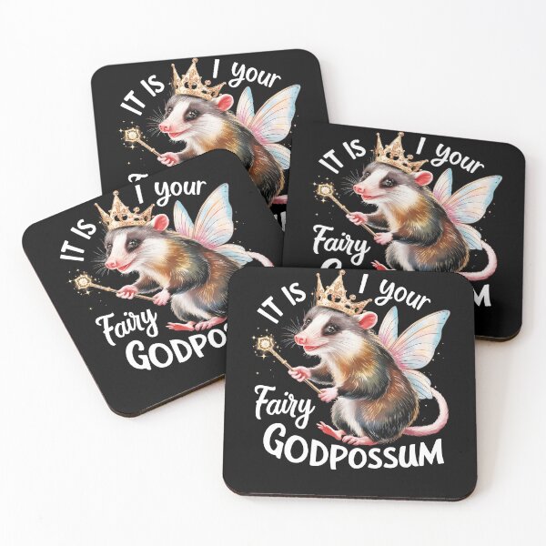 Item preview, Funny Opossum It Is I Your Fairy Godpossum Vintage designed and sold by MTRBSK11.
