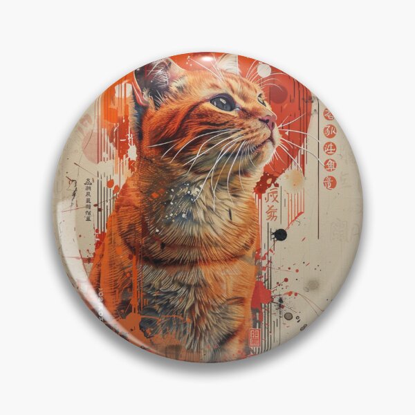 Item preview, Ginger cat designed and sold by MendaciousMina.