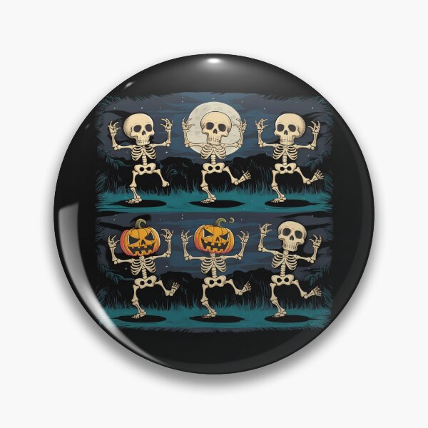Item preview, Dancing Skeletons Dance Challenge Kids Halloween Pumpkins designed and sold by WildPalette-Art.