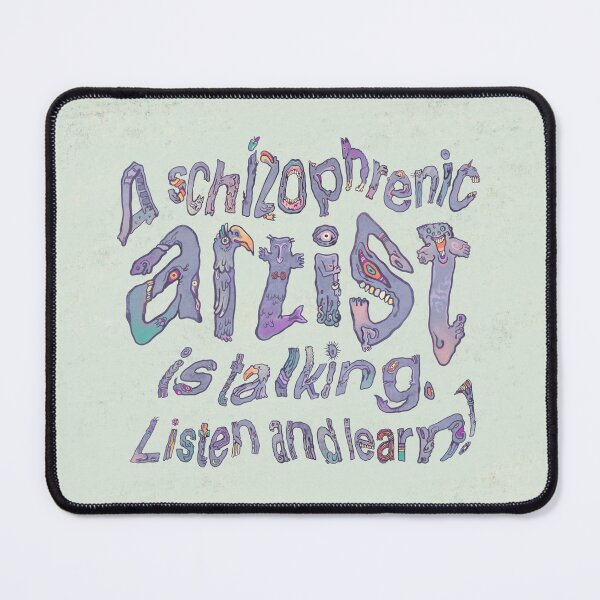 Item preview, Schizophrenic Artist is Talking: Listen and Learn! (in light green) designed and sold by Mishelle-Sherri.