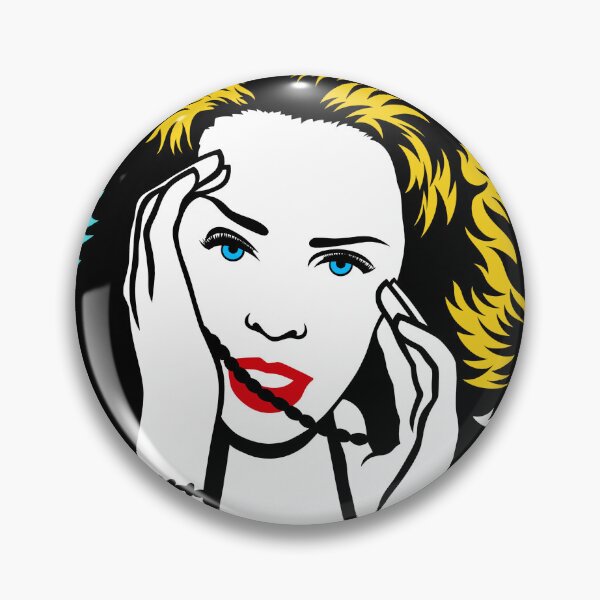Item preview, Kylie Minogue Cartoon Pop Art Drawing designed and sold by Henrylizarraga.