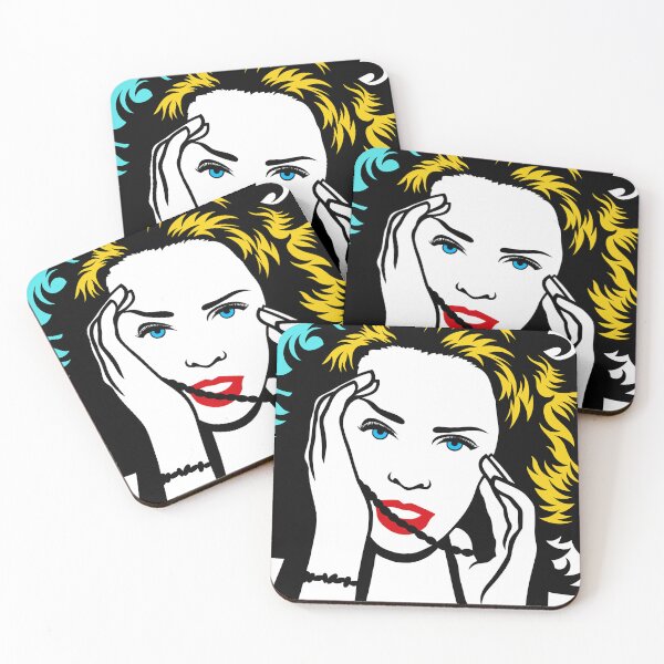 Item preview, Kylie Minogue Cartoon Pop Art Drawing designed and sold by Henrylizarraga.