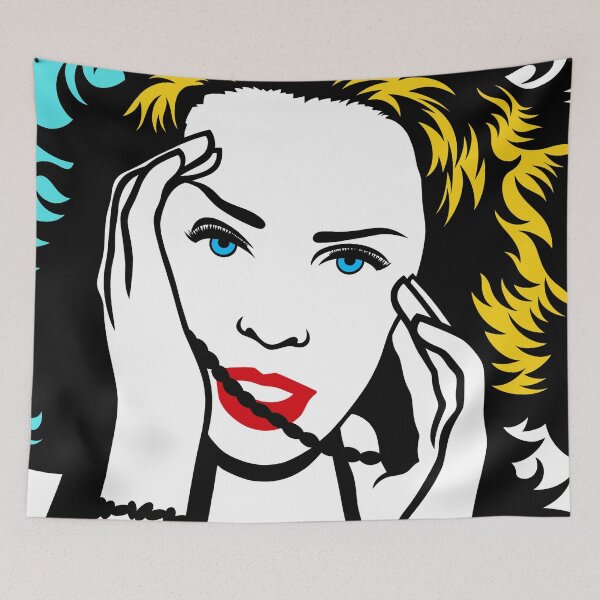 Item preview, Kylie Minogue Cartoon Pop Art Drawing designed and sold by Henrylizarraga.
