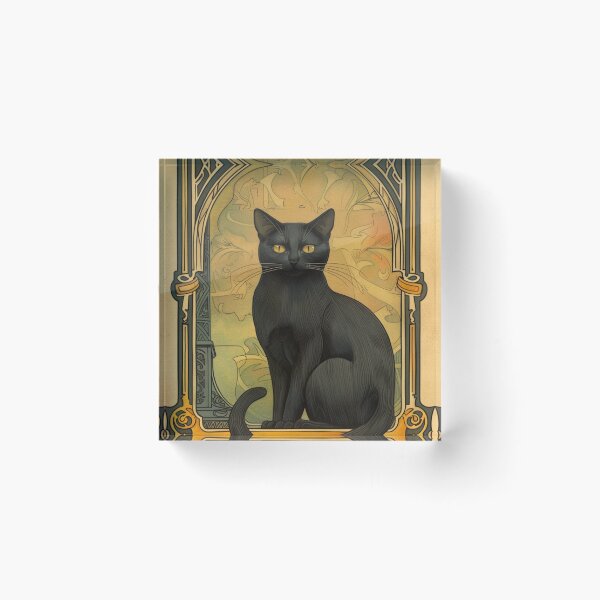Item preview, ex libris Black cat designed and sold by MendaciousMina.