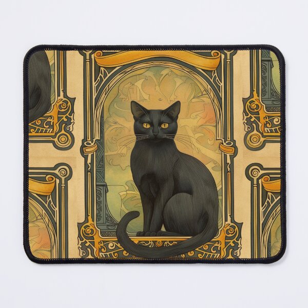 Item preview, ex libris Black cat designed and sold by MendaciousMina.