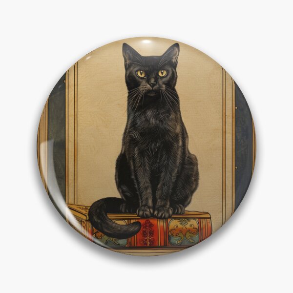 Item preview, ex libris Black cat designed and sold by MendaciousMina.