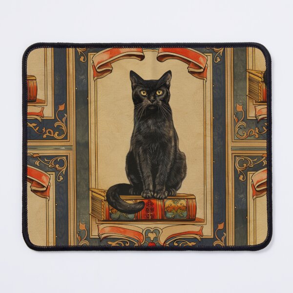 Item preview, ex libris Black cat designed and sold by MendaciousMina.