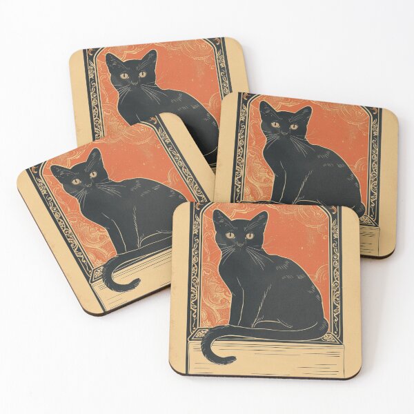 Item preview, ex libris Black cat designed and sold by MendaciousMina.