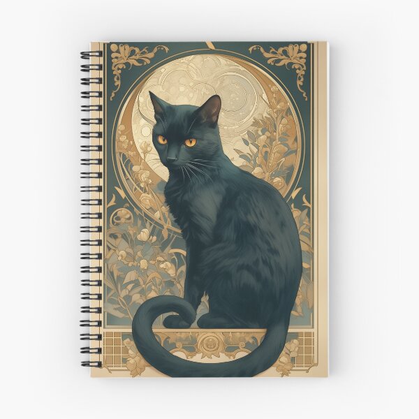 Item preview, ex libris Black cat designed and sold by MendaciousMina.