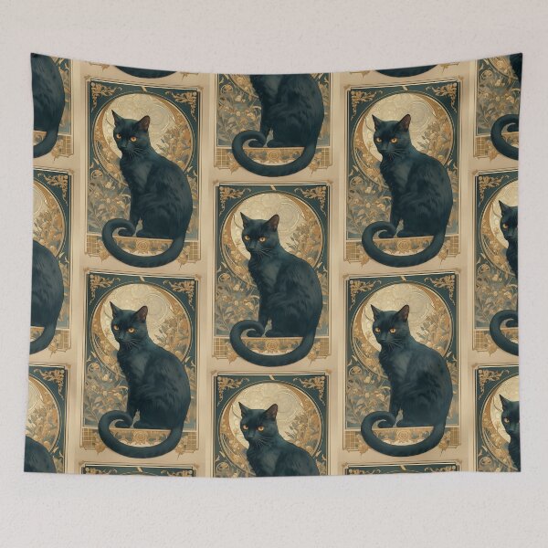 Item preview, ex libris Black cat designed and sold by MendaciousMina.