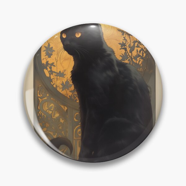 Item preview, ex libris Black cat designed and sold by MendaciousMina.