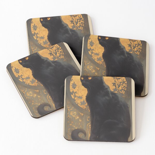 Item preview, ex libris Black cat designed and sold by MendaciousMina.